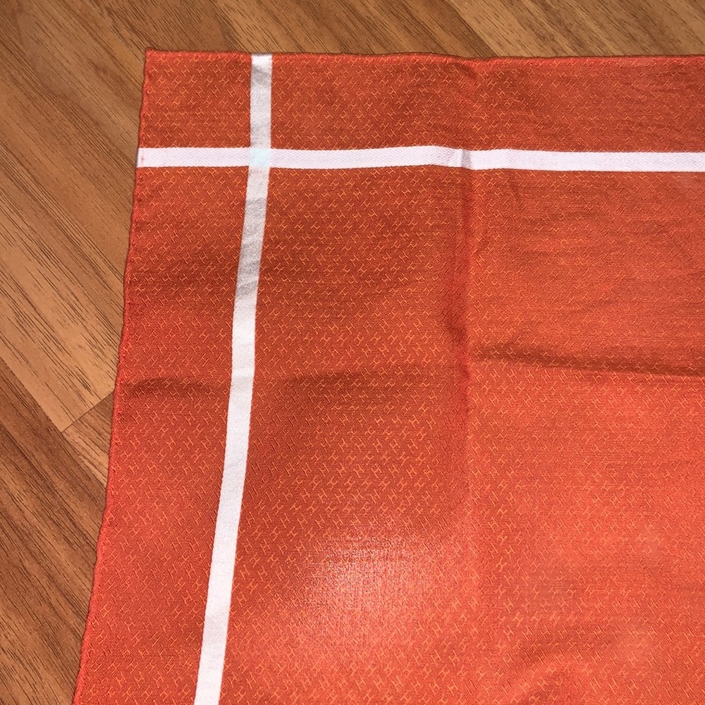 Authentic Hermès Cotton Scarf - Picture 7 of 10